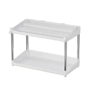 2 Tier Shelf Spice Rack Organizer assort with adjustable tray Spice Rack all use - Picture 1 of 7