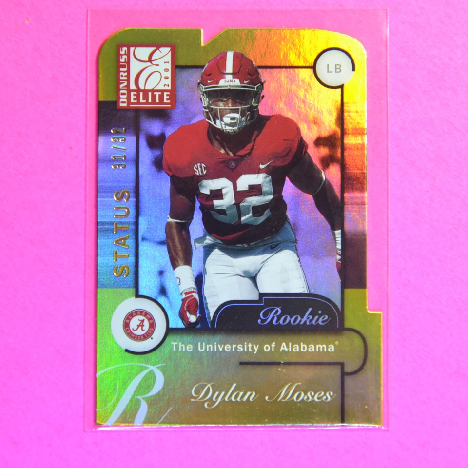 2021 Panini Donruss Elite '01 Status Die Cut #44 Dylan Moses Rc Rookie 31/32 - Image 1 of 1