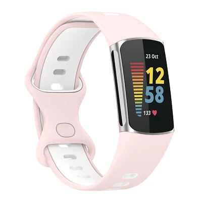 Correa deportiva infinita de goma de silicona StrapsCo - Correa de reloj para Fitbit Charge 5 Foto 1 de 2