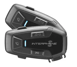 KIT INTERFONO DOPPIO BT.INTERPHOUCOM7RTP REMOVIBILE DA CASCO - Picture 1 of 5