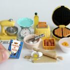 21PC Miniature Dollhouse  1/12 Kitchen Set Baking  Cooking Furniture  Accessories