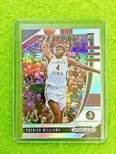 PATRICK WILLIAMS SILVER PRIZM ROOKIE CARD  JERSEY #4 FLORIDA STATE RC BULLS 2020