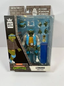 BST AXN Teenage Mutant Ninja Turtles Street Style Leonardo Letterman TMNT - Picture 1 of 2