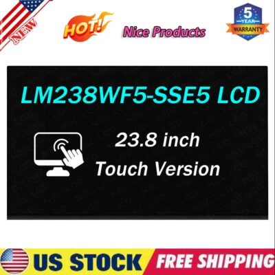 NBLLCD 23.8" LM238WF5-SSE5 for HP AIO 24-D 24-DF0076 LCD Touch Screen Display Panel FHD