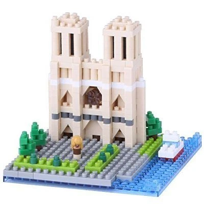 NEW NANOBLOCK Cathedral Notre-Dame Paris Building Blocks Nanoblocks Nano NBH-093 - Image 1 of 4