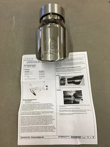 2015-2022 Colorado 3.6L V6 Polished Exhaust Tip 84439200 Angle Cut w/ Logo OEM - Picture 1 of 8