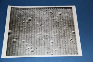 NASA TOPÓGRAFO - LUNAR ORBITER 1 NÚMERO DE SERIE VINTAGE AÑOS 60 FOTO ORIGINAL - Imagen 1 de 2