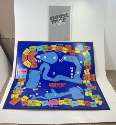 Placa de repuesto e instrucciones de colección 1986 Mouse Trap Foto 1 de 4