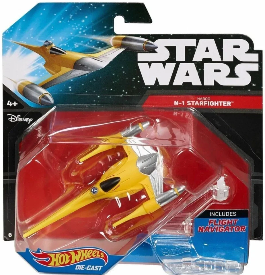Hot Wheels 2014 Star Wars Naboo N-1 Starfighter Brand New  RARE !!!! SHIP TODAY - Image 1 of 1