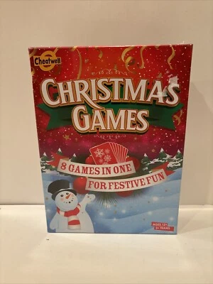 NEW Cheatwell Christmas Games - Card Family Game Xmas Trivia Charades 14814 - Image 1 of 2
