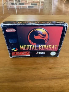 Mortal Kombat - Super Nintendo SNES Game PAL Boxed And Genuine Original - Picture 1 of 24