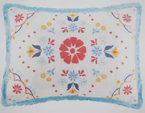 "Maize Medallion" Pioneer Women 2 pc King Sham Set - Picture 1 of 9
