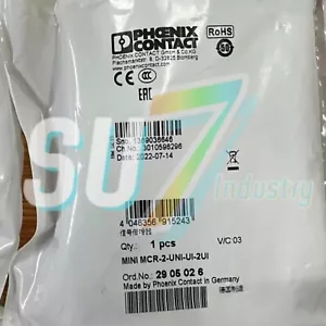 Phoenix 2905026 MINI MCR-2-UNI-UI-2UI Signal Multiplier# 1pcs New In Box - Picture 1 of 4
