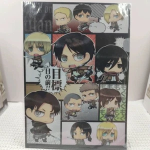Attack on Titan Clear File Lawson Limited Original Levi Ackerman Eren Jaeger - Imagen 1 de 15