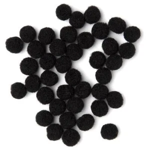 Cousin 5mm Mini Pom Poms 40pcs - Picture 1 of 5