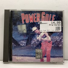 Power Golf (TurboGrafx-16, 1989) Cartridge + Manual SHIPS NEXT DAY!