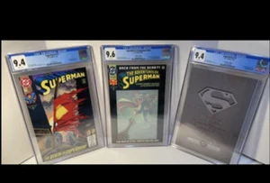 SUPERMAN #75-77 Adventures of Superman #500 CGC certified lot 30th Anniversary - Picture 1 of 1