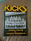 Calgary Boomers Vs Ipswich Town Nasl English Premier League Program Jun 10, 1981