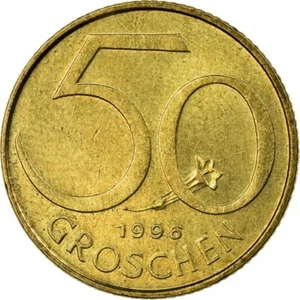 AUSTRIA 50 Groschen 1996 Coin KM:2885 - Picture 1 of 2