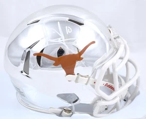 Vince Young Autographed Texas Longhorns Chrome Speed Mini Helmet- Beckett W Holo - Picture 1 of 10