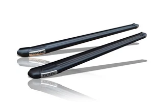 Running Boards For Renault Trafic SWB 2002-2014 Aluminium BLACK Side Step Skirts - Picture 1 of 8