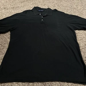 Polo Golf Ralph Lauren 100% Cotton Mens XXL Polo Shirt Black 2XL Sport - Picture 1 of 5