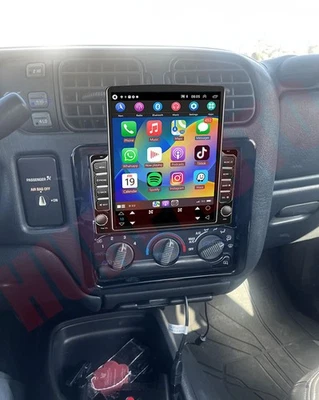 Radio estéreo GPS para automóvil 64G Carplay para Chevrolet S10 2003-2004 Android 15 con cámara Foto 1 de 4