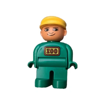 Vintage LEGO DUPLO Male Zookeeper Figure - Image 1 of 2