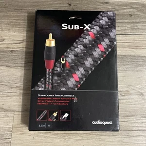 Audioquest Sub-X Subwoofer Interconnect 4.5m/15ft - Picture 1 of 4