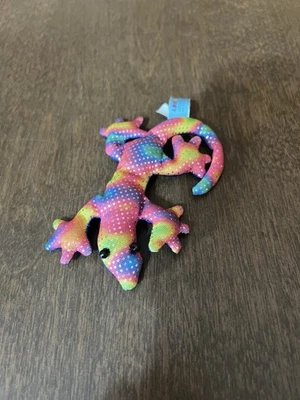 Bolsa de frijoles llena de arena multicolor gecko geckos serpientes y ranas LLC juguete de colección de la década de 2000 Foto 1 de 4