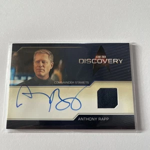 STAR TREK DISCOVERY SEASON 4 RELIC COSTUME ANTHONY RAPP STAMETS AUTOGRAPH RARE - Picture 1 of 4