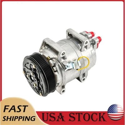 A/C Compressor w/ Clutch For 2002-09 Volvo S60 & 2003-2006 Volvo XC90 1161627 - Image 1 of 4