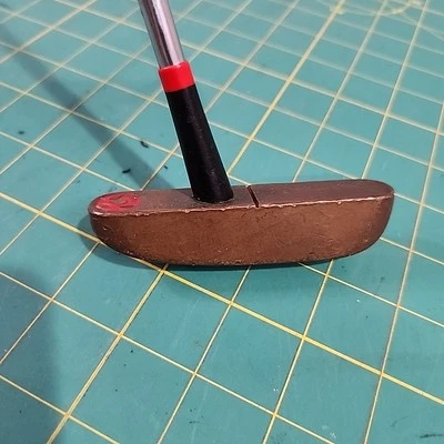 Taco de golfe putter bidirecional Stan Thompson sob medida SeeMore PinPointer 33,5" latão - Imagem 1 de 4