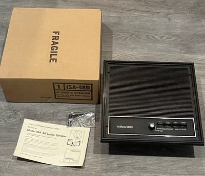 Altavoz interior Nutone Scovill ISA-48D 8" acabado nogal *CAJA ABIERTA* Envío gratuito Foto 1 de 4