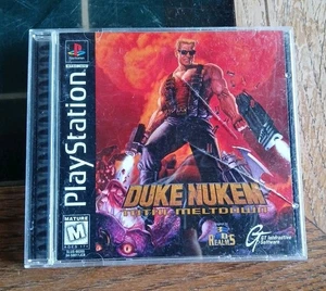 Duke Nukem: Total Meltdown (Sony PlayStation 1, PS1) With Manual - Picture 1 of 3