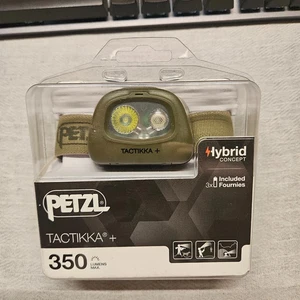Faro proiettore PETZL TACTIKKA+ - 350 lumen - illuminazione bianca o rossa - colore deserto - Foto 1 di 6