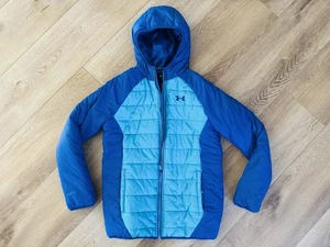 Under Armour Boys' Ua Tuckerman Puffer Jacket Dynamic Blue Youth XL Cold Gear - Picture 1 of 12