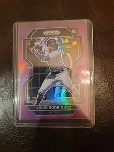 2022 Panini Prizm Purple Prizm Julio Rodriguez #40 Rookie - Bild 1 von 2