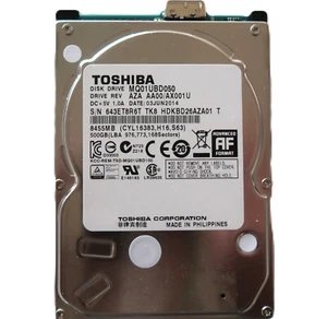 Toshiba MQ01UBD050 HDKBD26AZA01 T AZA AA00/AX001U Phillipines 500gb USB 06/2014 - Picture 1 of 1