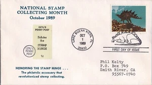US 2424 FDC Dinosaurs Czyl's Penny Post Stamp Collecting Stegosaurus ZAYIX - Picture 1 of 2