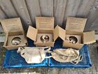 WW2 Masks ISSUED CARDBOARD BOXS X3  Straps & BAGS Oates Family THIRSK  No Masks 
