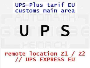 UPS extra amount for EU customs main area for EXPRESS or for remote locations - Picture 1 of 6