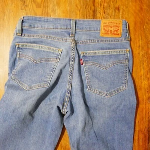 Levis 725 High Rise Bootcut Jeans Womens 29 (29x28) Stretch Light Wash Denim - Picture 1 of 7