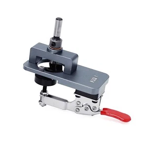 35MM Concealed Hinge Jig Aluminum Wood Puncher Cabinet Door Drill Locator - Picture 1 of 8