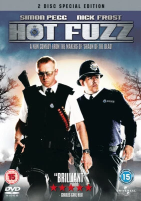 Hot Fuzz DVD (2007) Simon Pegg, Wright (DIR) cert 15 2 discs Fast and FREE P & P - Image 1 of 2