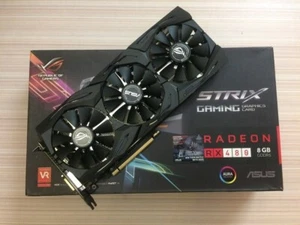 Asus ROG Strix AMD Radeon RX480 Tadeloser Zustand, Schwarz - Bild 1 von 14