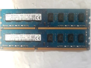 16GB (2x8GB) SK Hynix HMT41GU6BFR8A-PB DDR3L-1600 2Rx8 PC3L-12800U Desktop RAM - Picture 1 of 1