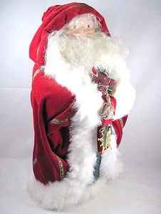 Large St. Nicholas Santa figure Doll 24" tall handmade 1989 UFDC - Bild 1 von 12
