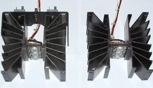 PAIR 2 pcs TO-3 heatsink transistor PS radio transmitter audio power amplifier - Picture 1 of 7