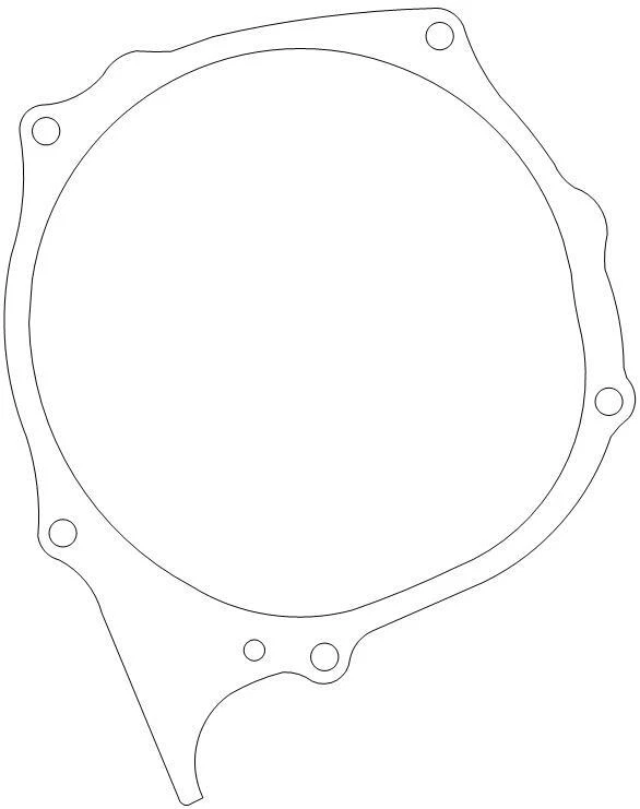 Junta de cubierta de cárter Yamaha SC500 363-15451-00 Foto 1 de 1